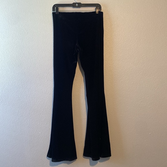 FREE PEOPLE VELVET FLARE PULL ON PANTS - Picture 6 of 6